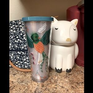 Starbucks Colorful Peacock Venti Cold Cup 24 oz
